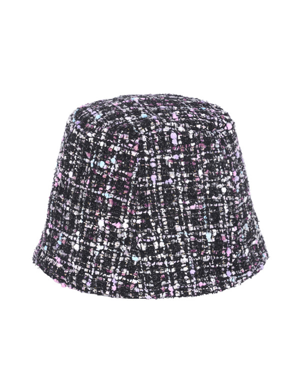 스콰즈 벙거지 SDJH138 3COLOR 트위드 버킷햇 특별한날 예쁜 포인트 모자